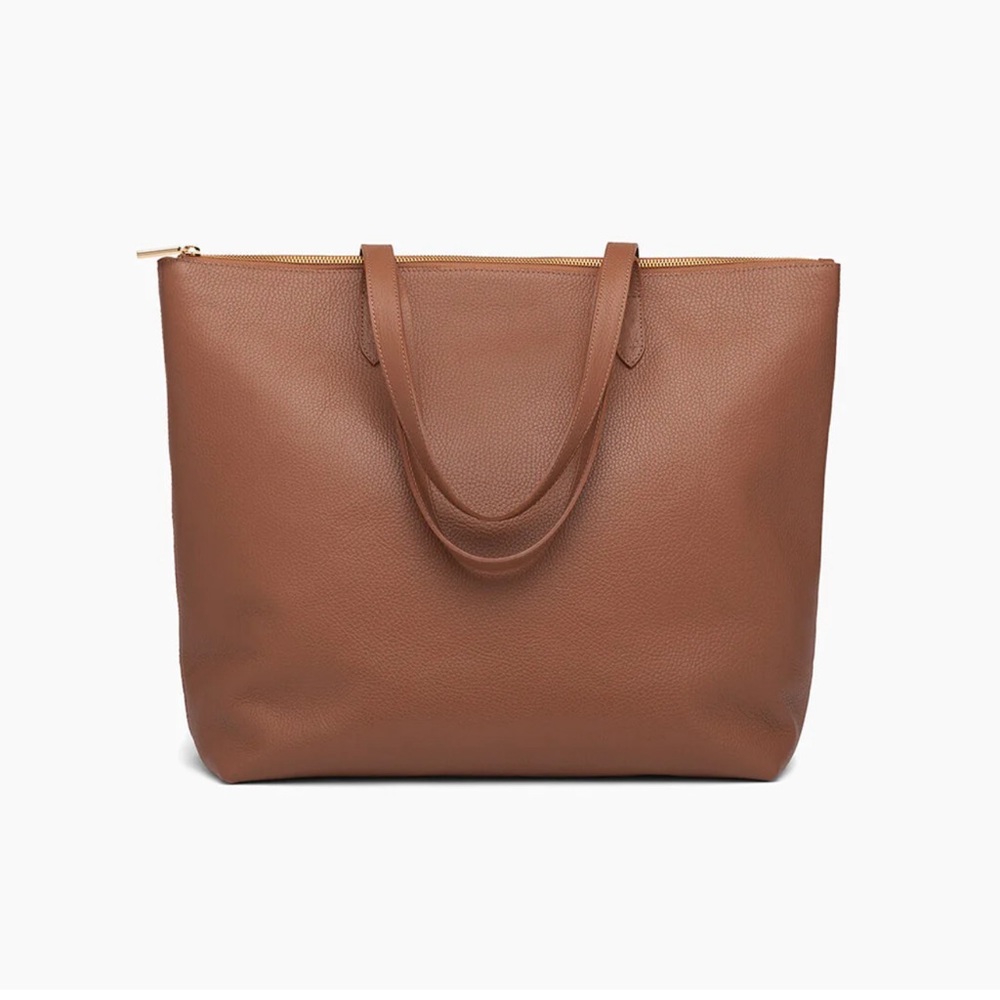 Cuyana top zip tote — like new